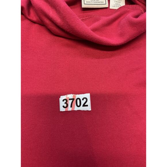 LL Bean Sweatshirt Mens Large Tall red Long Sleeve Pullover Turtle Neck Casual - Picture 4 of 5